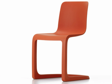 VITRA - EVO-C RED - Cantilever polypropylene chair by In Stock - view 2